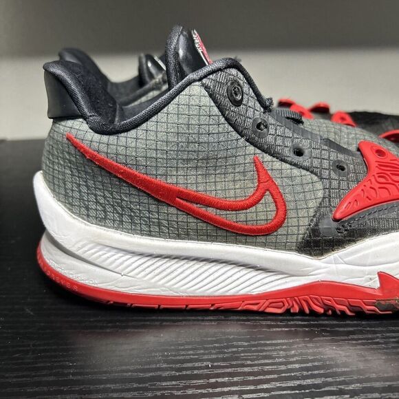 Nike Kyrie 4 TB Low Black Red Basketball Shoes - Men's Size 6.5 (DA7803-002) - Picture 3 of 12